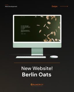 Another successful project is live! 🚀
The updated Berlin Oats website is fresh, modern and sleek.
👉 Check it out here https://berlinoats.com
#GramercyGlobal #WebsiteLaunch #DigitalMarketing #WebDev