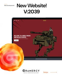 💥 We are thrilled to announce the launch of the brand-new website for V:2039 — an original graphic novel with bold visuals. 

We had an amazing time collaborating with them at Gramercy to build a digital space as dynamic and imaginative as their storytelling.💭

Dive into the world of V:2039 👉 https://www.v2039.com

#GramercyGlobal #WebsiteLaunch #DigitalMarketing #WebDev