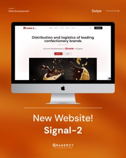 Fresh, modern, built to move- our first Bulgarian website project is now live.

Multi-language, with responsive light and dark modes.

The new web presence of Signal-2 now reflects the speed and precision of their confectionery distribution and logistics operations with a sleek, dynamic design.

Check it out at 🔗signal-2.com

#website #webdesign #bulgaria