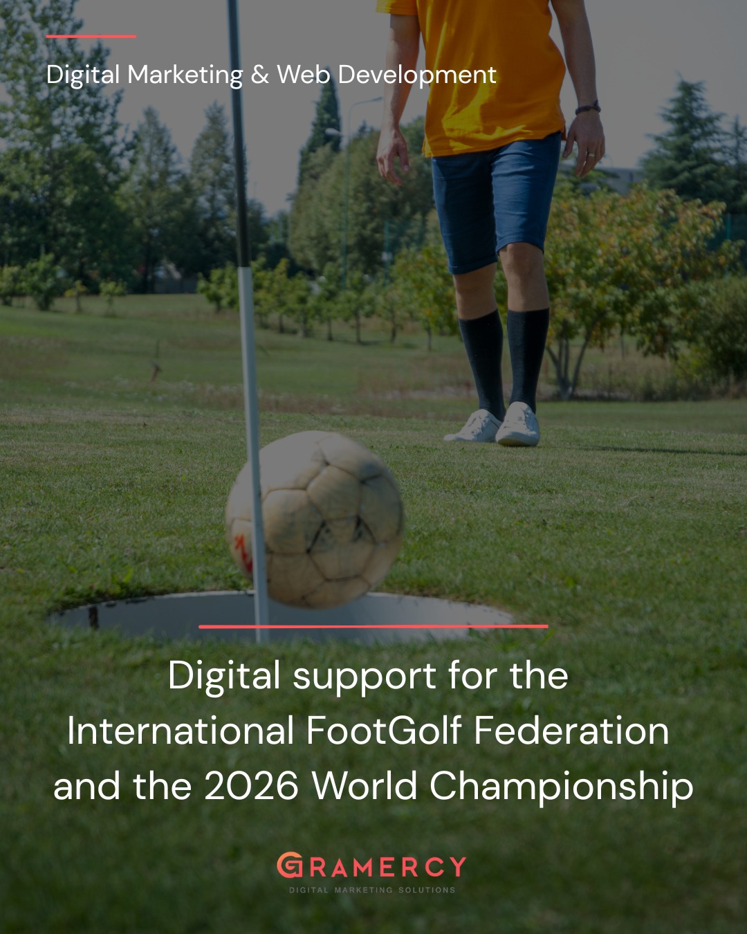 A major milestone for FootGolf and our team! ⚽️⛳️

We’re proud to support the International FootGolf Federation in strengthening its global digital presence, including its online coverage of the 2026 FIFG FootGolf World Championship in Acapulco.

Our team designed and developed two key platforms:

🌐 The official federation website: footgolf.sport
🏆 The dedicated World Championship website: footgolf.sport/acapulcoworldcup2026/

Beyond web development, we also contributed to the federation’s social media strategy and online ads, helping bring the energy of FootGolf to audiences around the world. 🌍

We’re grateful for the partnership and proud of the digital foundation we’ve built together. ✨

#footgolf #fifg #webdevelopment #sportsmarketing #grammercyglobal